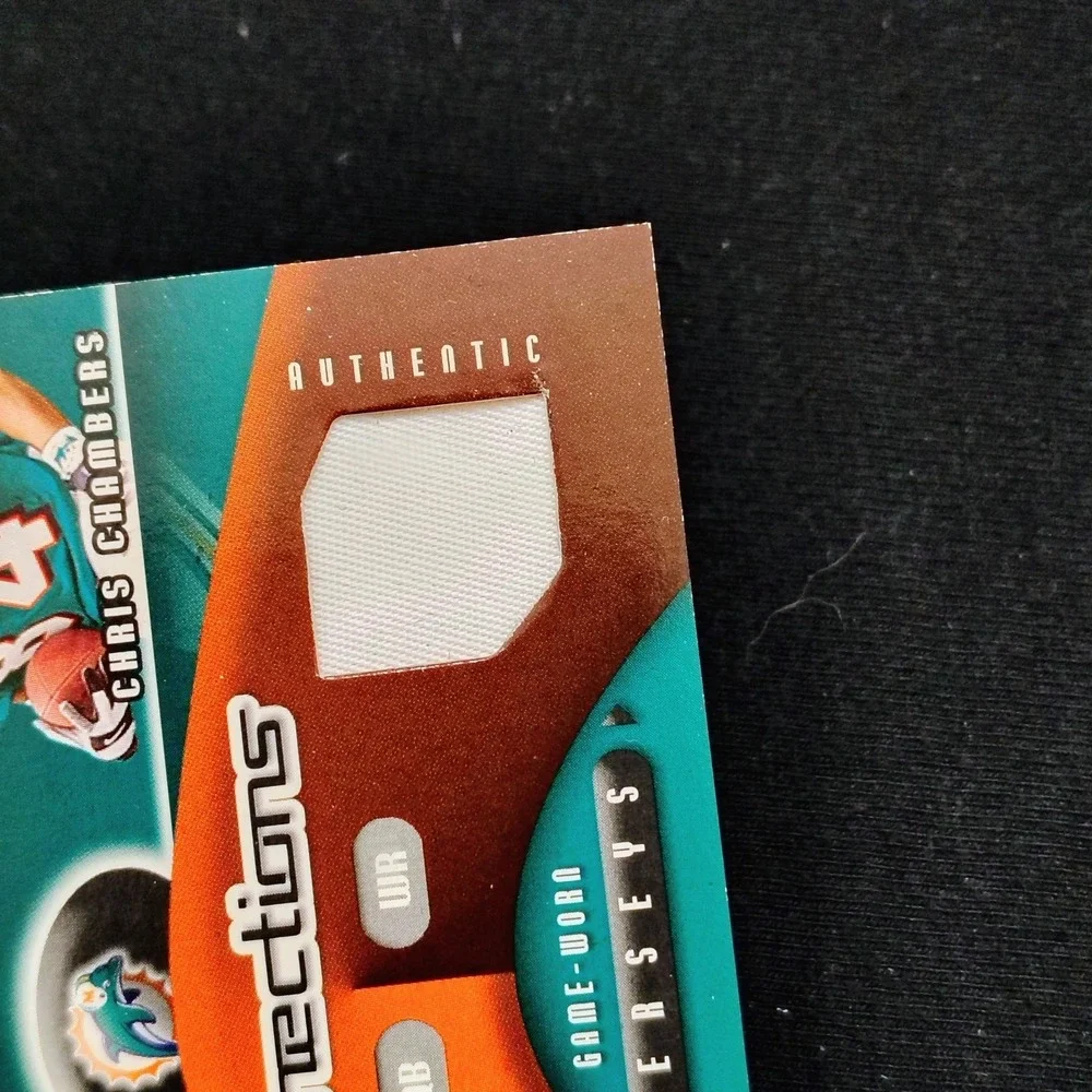 2002 Playoff Prestige Connections #C-3 Jay Fiedler Chris Chambers Miami Dolphins